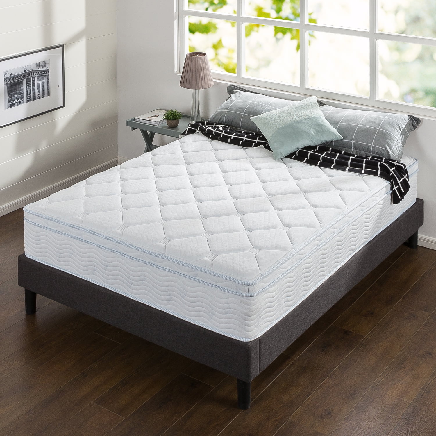 Buy Spa Sensations 12 Inch Spring and Gel Memory Foam Mattress by Zinus by ZINUS