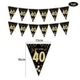 thumbnail image 4 of Birthday Hanging Banner Flags Number Balloons for Adult 30 Years Anniversary Supplies 30th 40th 50th 60th birthday decorations, 4 of 10