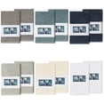 thumbnail image 2 of Authentic Hotel and Spa  100% Turkish Cotton AVA 2PC Embellished Hand Towel Set Cream, 2 of 5