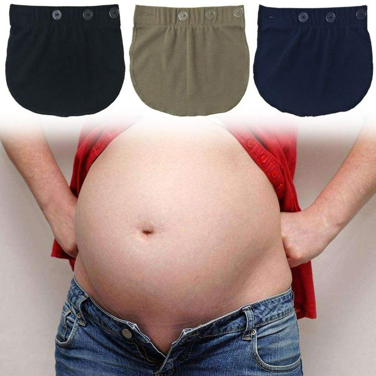 3 Pcs Maternity Pants Extender Adjustable Elastic Waist Pregnancy Belt  Extender Elastic Pregnancy Pants Extender For Pregnant Woman
