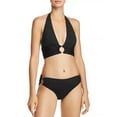 thumbnail image 4 of Carmen Marc Valvo Womens O-Ring Hipster Swim Bottom Separates Black XS, 4 of 4