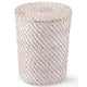 thumbnail image 1 of Papelera 84ECO de Mimbre Blanco con Tapa y Forro - Ratán, 1 of 7