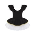 thumbnail image 3 of iiniim Girls Circus Ringmaster Square Neck Short Sleeves Tutu Dress Cosplay Dress Black 16, 3 of 7