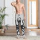 thumbnail image 2 of Balery Abstract Ink Octopus Pantalones de pijama para hombre, pijama ultraligero, pantalón de descanso-X-Large, 2 of 6