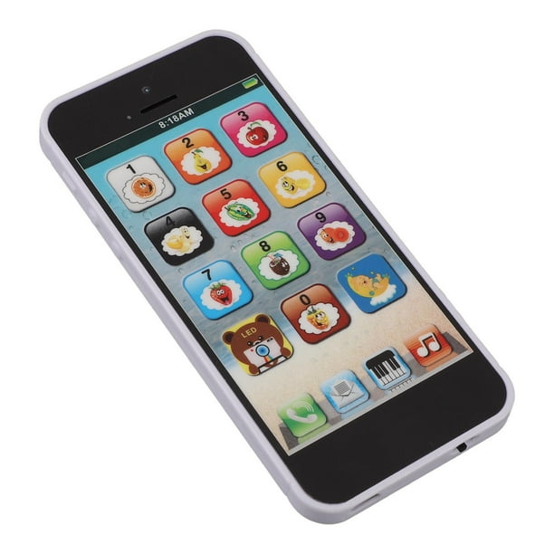 Los Niños Juegan El Teléfono Inteligente, Los Niños Juegan El Teléfono Celular 8 Modos De Iluminación LED Colorida Para La Interacción