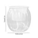 thumbnail image 3 of Macetas hidropónicas pequeñas transparentes para plantas de interior, sala de estar, escritorio, macetas hidropónicas de plástico transparente, imprescindibles para los amantes de las plantas verdes., 3 of 6