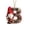 01#B, variant on Gnome Letter Ornament, Character Trio with Selectable A-Z Letters for Christmas Tree Mantel Stockings Gift Toppers Holiday Parties and Keepsake Gifts