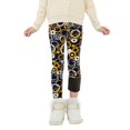 thumbnail image 4 of Uccdo Girls Winter Thicken Fleece Lined Leggings Toddler Teenage Girl Warm Floral Tights Stretchy Long Pants 3-13Y, 4 of 6