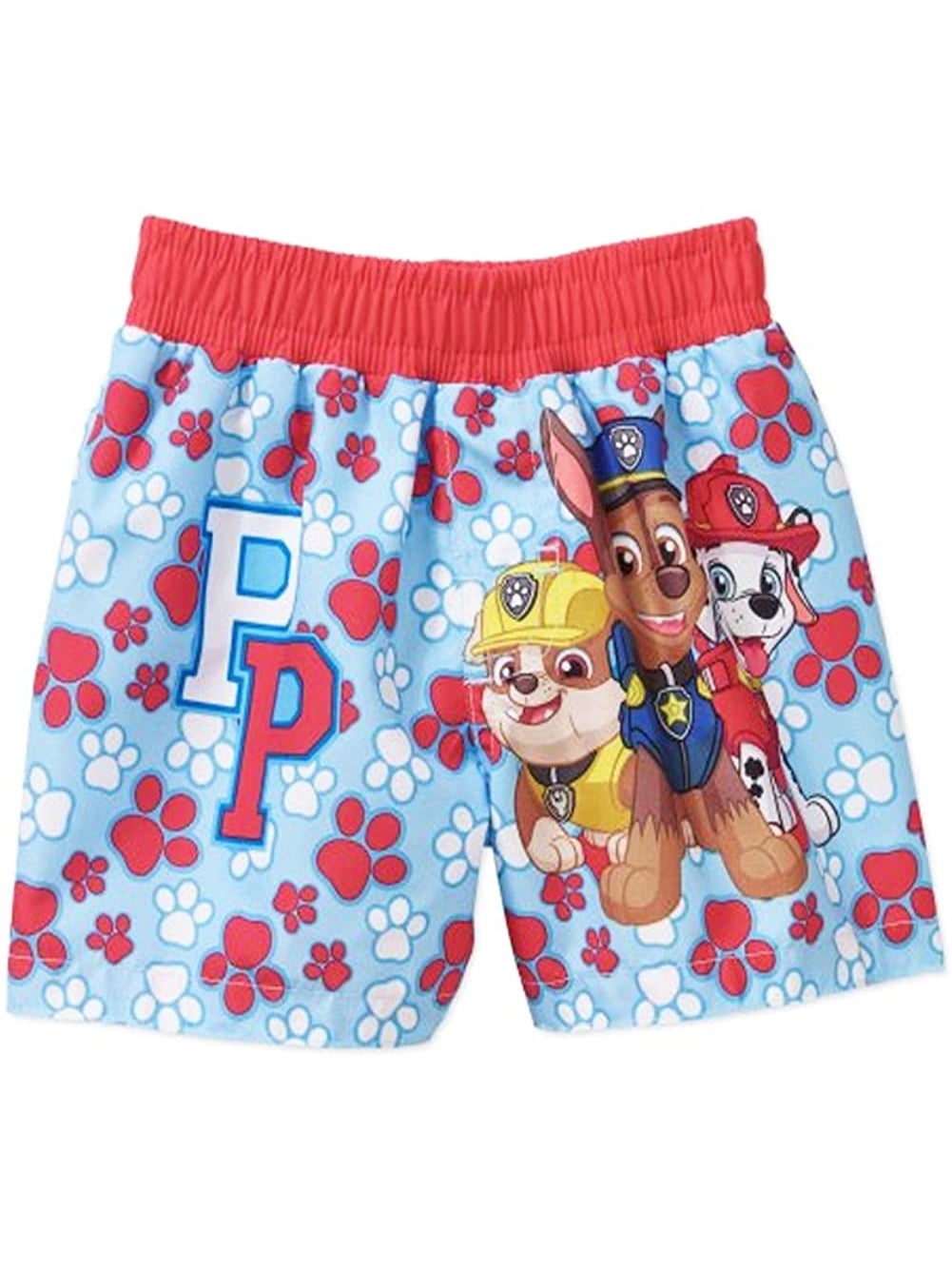 Paw Patrol Boys' Allover Paw Print Swim Trunks (Baby Boys)