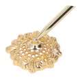 thumbnail image 3 of Insertion Pen Holder, Durable Wearable Small Compact Pen Stand Hollow Pattern  For Office Gold  Pen Not Included,Silver  Pen Not Included, 3 of 8