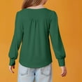 thumbnail image 4 of Yuzhih Girls Puff Long Sleeve Shirts Casual Crewneck Soft Tunic Tops Fashion Blouse Shirts Toddler Girls Clothes, 4 of 6
