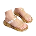 thumbnail image 2 of Bcfgryg Girls Fashion Jelly Sandals Breathable Open Toe Beach Shoes Soft Sole Casual Summer Footwear For Toddlers And Kids Girls Flat Sandals Size 10, 2 of 5
