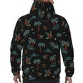 thumbnail image 7 of Fotbe Men's Hoodie with Hawaiian Style Pattern - Kangaroo Pocket Pullover Hooded Sweatshirt, Perfect for Daily Wear, Travel, and Home-X-Large, 7 of 7