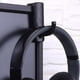 thumbnail image 2 of Soporte para Auriculares con Gancho Soporte para Auriculares Gancho para Guardar Auriculares de Ordenador Organizador de Cables de Oficina Negro, 2 of 5