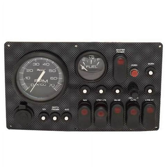 G3 Boat Dash Panel F03373422909 | Black Gray 10 1/2 x 6 1/2 Inch