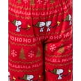 thumbnail image 5 of Peanuts Snoopy Girl's Christmas Sweater Sleep Tossed Print Pajama Pants For Kids, 5 of 8