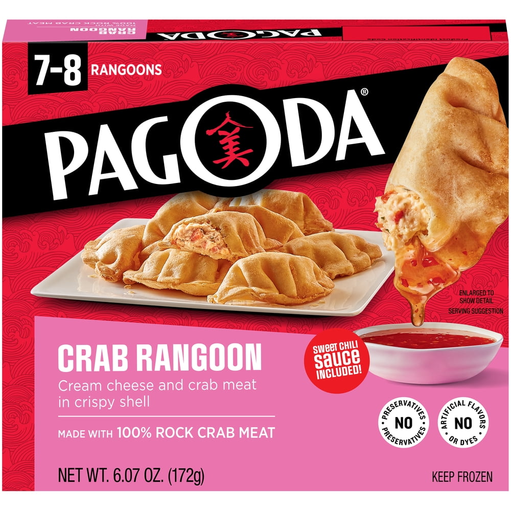 PAGODA SNACKS Crab Rangoons, 6.07 oz