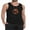 Black Sun Palm, variant on GIRUNS Mens Tank Tops Summer Beach Sleeveless Vacation Shirts Muscle Gym Vest Graphic Tank Top Black Sun Palm L
