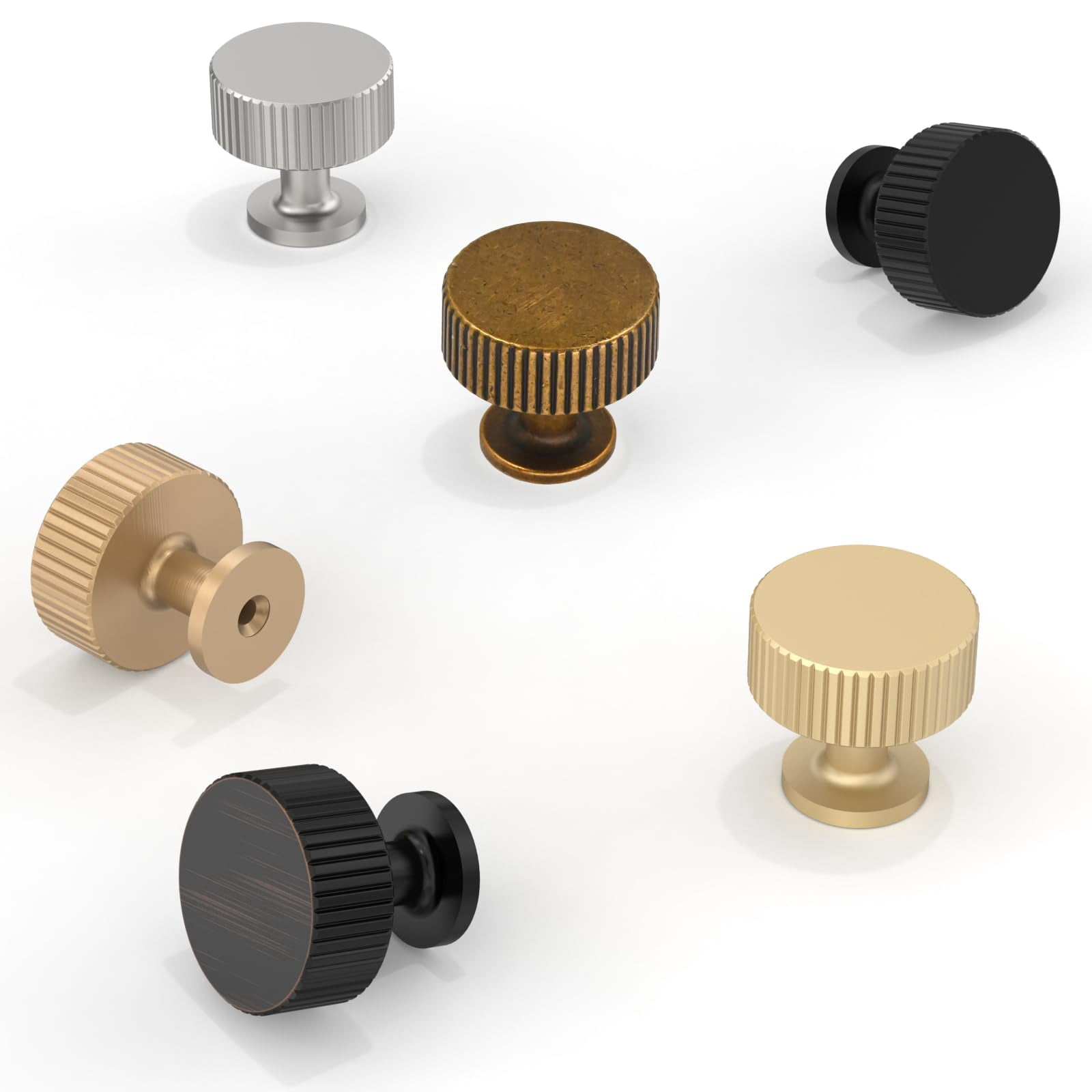 10 Pack Antique Brass Kitchen Cabinet Knobs Cabinet Pulls Drawer Knobs Cabinet Hardware Zinc Knobs for Drawers