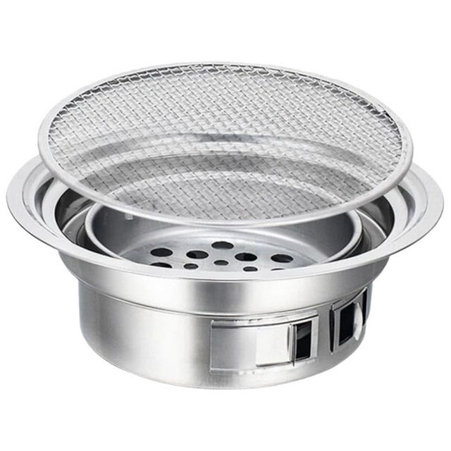 simhoa Portable Barbecue Grill Camping Grill Stove Barbecue Oven Grill Kitchen Cookware Without Plate Rack