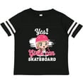 thumbnail image 3 of Inktastic Skateboarding Cute Girls Girls Toddler T-Shirt, 3 of 5