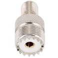 thumbnail image 4 of 2pcs F Female Plug to UHF PL-259 Female Jack RF Coaxial Adapter Cable Connector, 4 of 5