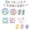 Multicolor, variant on Easter Party Tableware Set for 10 Guests – 88PCS Disposable Plates, Cups, Napkins, Cutlery, Balloons, Banner, and Straws – Bunny and Egg Spring Holiday Party Decor
