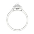 thumbnail image 3 of Imperial 1/2 Ct TDW Round Diamond Double Halo Engagement Ring in 10K White Gold (H-I, I2), 3 of 4