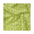 thumbnail image 1 of Anime Decorative Napkins Set of 4, Kids Toy Rabbits Pattern on a Green Background with Doodle Carrots, Silky Satin Fabric for Brunch Dinner Party, 12", Apple Green Yellow, by Ambesonne, 1 of 2