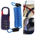 thumbnail image 2 of Miangastore Bike Cable Combination Lock Multi Zinc Alloy Steel Cable 1Pcs 5.11X0.79X0.79in, 2 of 9