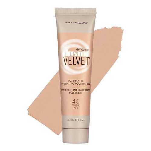 Base hidratante mate suave Maybelline Dream Velvet Nude 1 fl oz