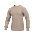 thumbnail image 1 of Rothco Moisture Wicking Long Sleeve T-Shirt, L, Desert Sand, 1 of 3