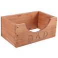 thumbnail image 4 of Wooden Hat Display Box for Storage Use Coffee Color Craft Organizer 12.5 x 8.3 x 5.9 Inches, 4 of 4