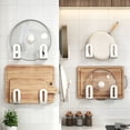 thumbnail image 4 of Clearance Rack under $1,Cutting Board Holder With Glue Pots Pan Lids Rack Chopping Board Rack Kitchen Countertop Organizer Stand Holder Black, 4 of 6