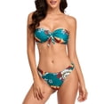 thumbnail image 1 of Traje de baño dividido de alta elasticidad para mujer, sujetador de tendencia, traje de baño sexy con tirantes, traje de baño de playa de verano, 1 of 7