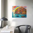 thumbnail image 3 of Nawypu  'A Beautiful Day at Cinque Terre' by Chuck Pinson, Canvas Wall Art, 20x16 inch, 3 of 4