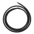 thumbnail image 1 of Cables de batería de inversor de 2 AWG de 3/8" Lug, cobre estañado, 1 pieza, negro, 8 pies, 1 of 7
