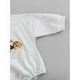 thumbnail image 6 of hirigin Baby Romper Dinosaur Embroidered Long Sleeve Crew Neck Bottom Snap Closure Cute Jumpsuit, 6 of 8