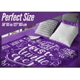 thumbnail image 6 of XZYG Aunt Gifts from Niece Nephew Best Auntie Ever Gifts Blanket for Aunt Birthday Gifts Flannel Blankets for Women Purple(40*50inch), 6 of 7