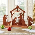 thumbnail image 5 of Ayieyill Christmas Tabletop Decorations Indoor 5pcs Nativity Scene Christmas Decor Xmas Decoration, 5 of 8