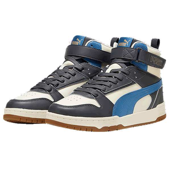 Tenis Puma Ajustables Hombre Botin Caballero Moderno Comodos azul 25
