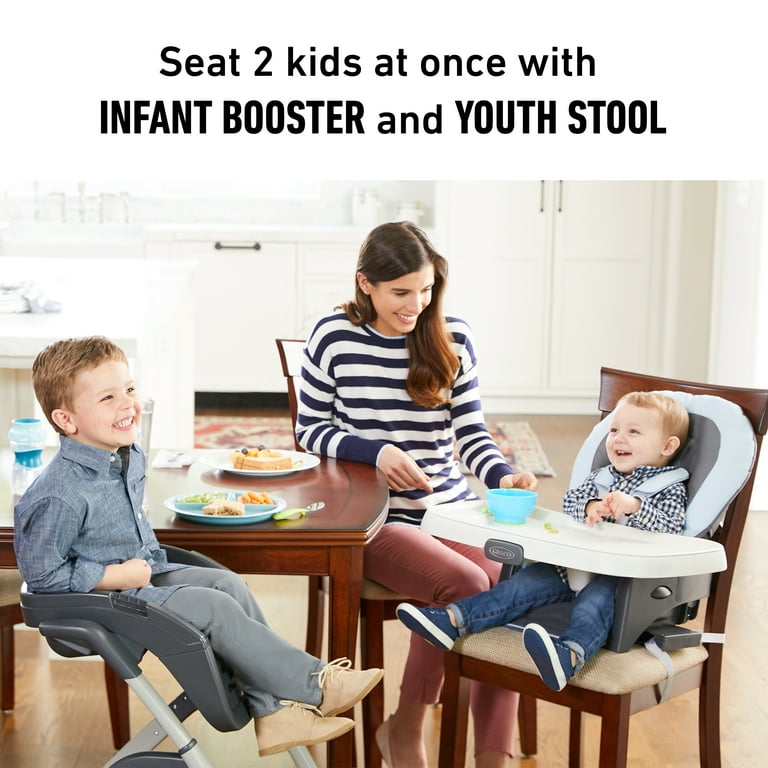 Graco DuoDiner DLX 6 in 1 High Chair Converts to Dining Booster Seat Youth Stool and More Mathis Mathis DuoDiner DLX