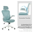 thumbnail image 5 of Porthos Home Raif Office Chair, Mesh Back, Central Tilt, Flip-up Armrests, 5 of 7