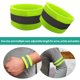 thumbnail image 2 of Wosthever 2 bandas reflectantes, brazalete elástico, pulsera, correas para piernas y tobillos, cinta reflectora de seguridad, correas para correr de Ciclismo Wosthever OD2737-00B, 2 of 6