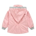 thumbnail image 4 of Fozruso Lightweight Jacket for Girls 5-6 Years,Toddler Boys Girls Winter Coat With Pocket Hooded Jacket Zipper Windproof Outwear Pink, 4 of 4