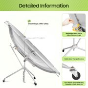 1000-1500W Concentrating Solar Stove, 800-1000°C Adjustable, 33.06lbs Load, Solar Cooker for Outdoor Camping