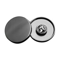 Lloopyting Safety Pins Clothes Adjustable And Removable Button-Free Button Waist Button Retractable Button Black 2*2*2cm