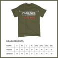 thumbnail image 5 of Tee Hunt Find Your Patience Before I Lose Mine Funny T-Shirt Sarcasm Men's Tee, Military Green, X-Large, 5 of 5