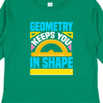 thumbnail image 4 of Inktastic Geometry Math Geek Funny School Boys or Girls Long Sleeve Toddler T-Shirt, 4 of 5