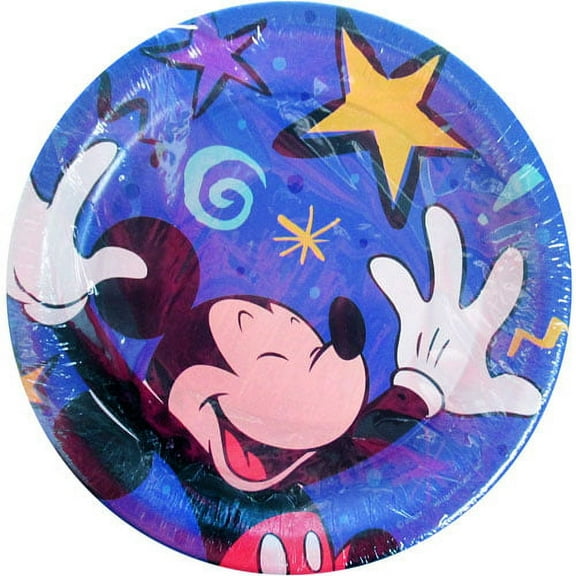 Mickey Mouse Vintage Small Paper Plates (8ct)